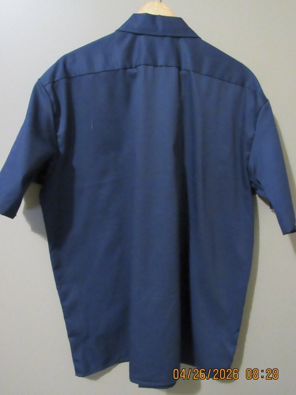 Dickies Classic Blue Short-Sleeve Work Shirt - XL - Picture 2 of 3